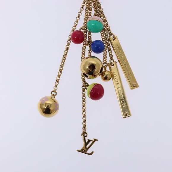 LOUIS VUITTON Porte Cles Grullo Key Holder metal Gold - Picture 10 of 10